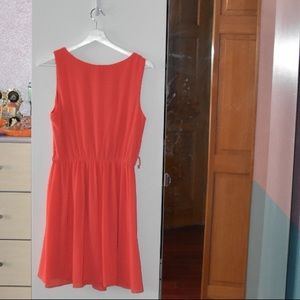 Coral short dress